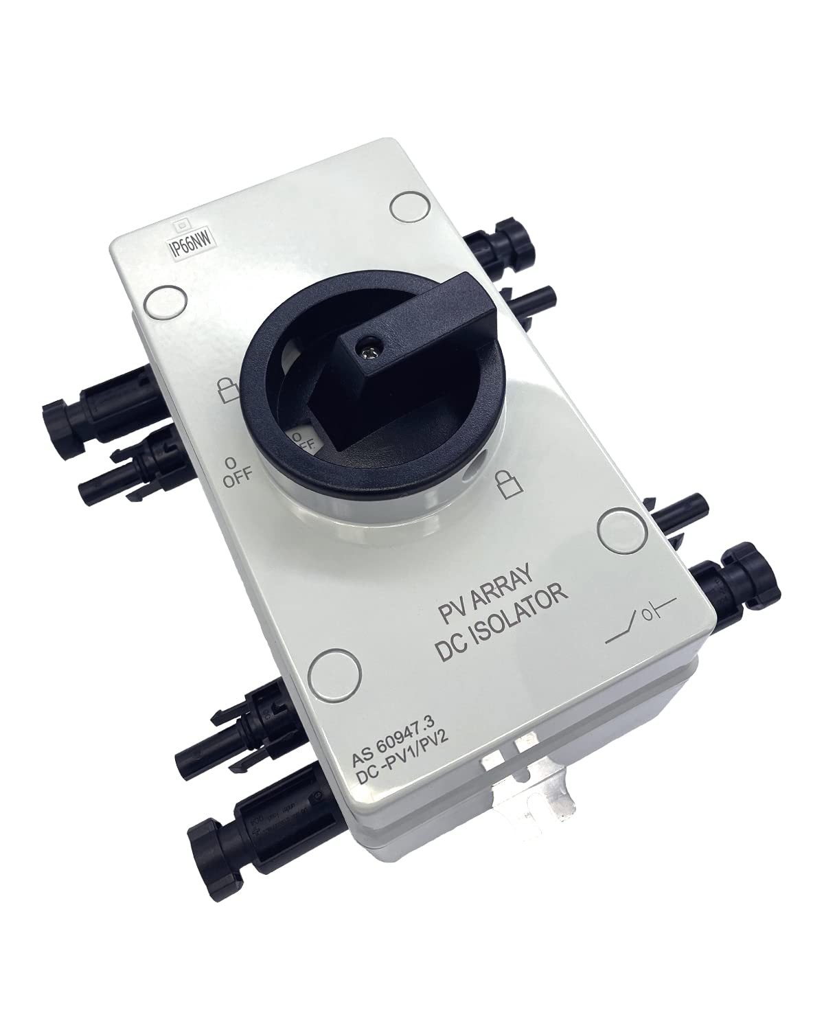 KarlKers IP66 Solar PV DC Quick Disconnect Switch 64 Amp, 1000V Solar Combine…