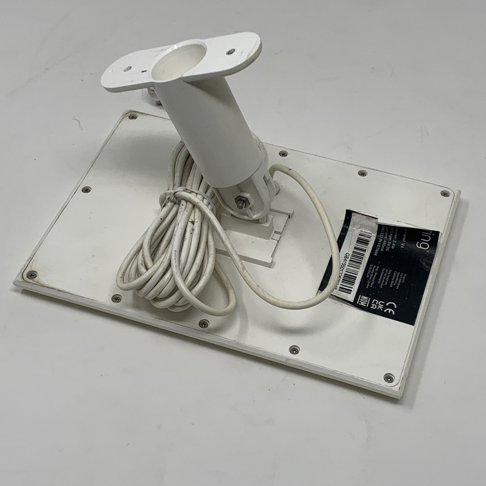 Ring Solar Panel V4 Charger for Camera With Mounting Base Used, Works! R008