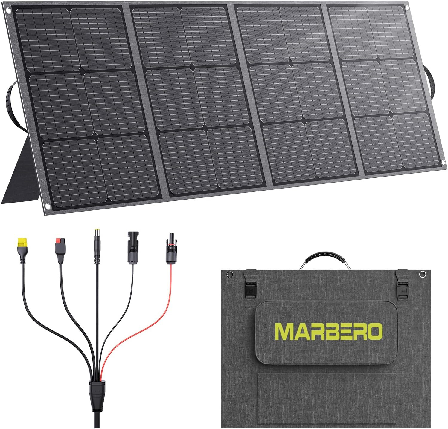 200W Portable Solar Panel for Power Station IP68 Waterproof 200 Watt Foldable So