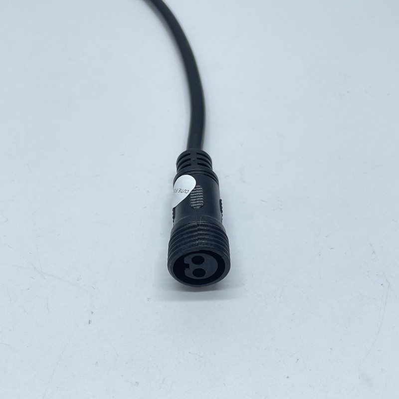USB To 2pin Female Waterproof Extension Cord 30cm for Outdoor Panel Floodlight