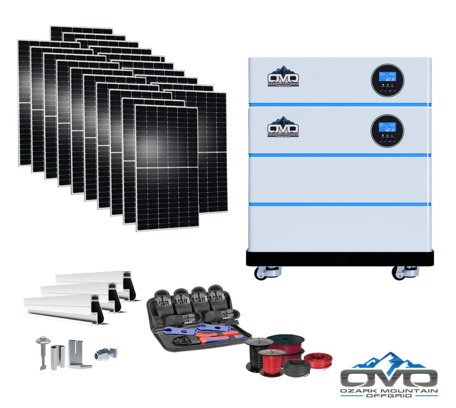 11KW OMO All-In-One Customizable Stacking Inverter/Battery System 120/240 11000W