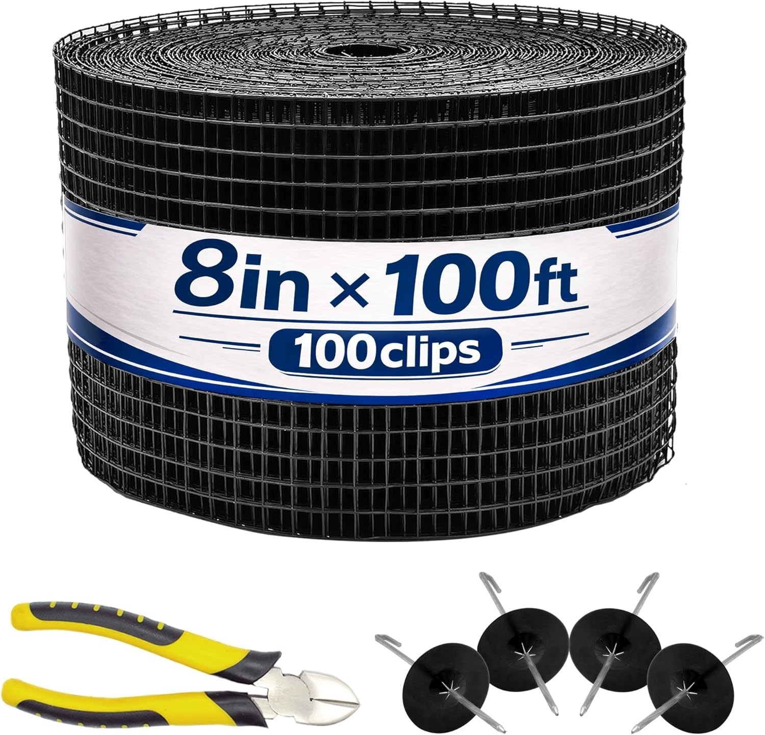 8 Inch X 100FT Solar Panel Bird/Critter Guard Anti-Rust with 100 Fastener Clips