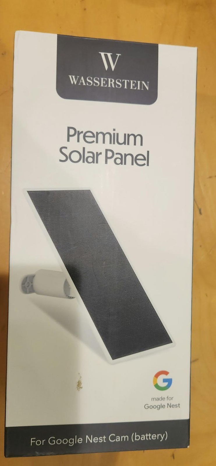 Wasserstein Premium Solar Panel For Google Nest Cam (Battery)