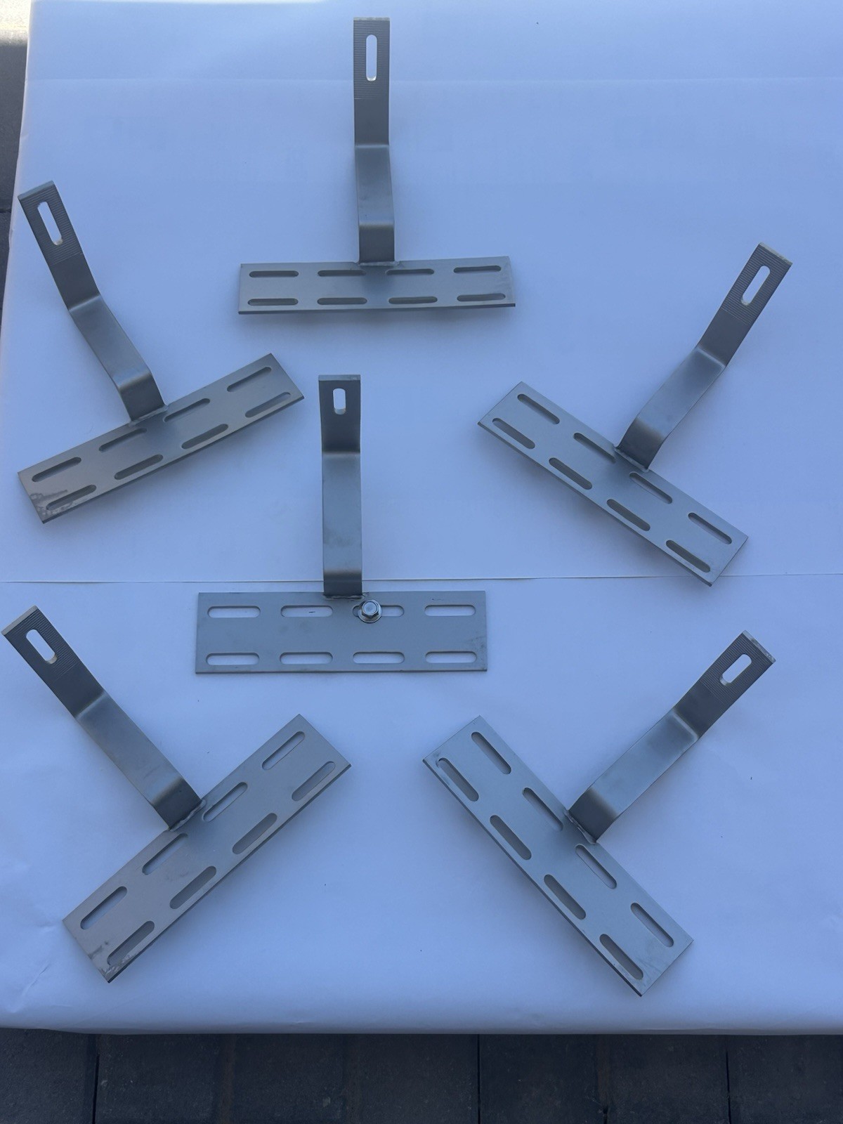 Solar roof tile hook mounting Pack of 6