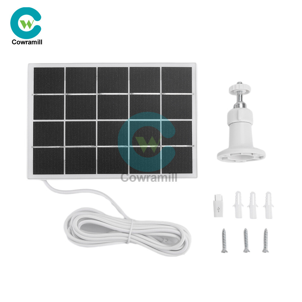 8W 5V Monocrystalline Solar Panel Type-C/DC5521 Interface Solar Charging Board
