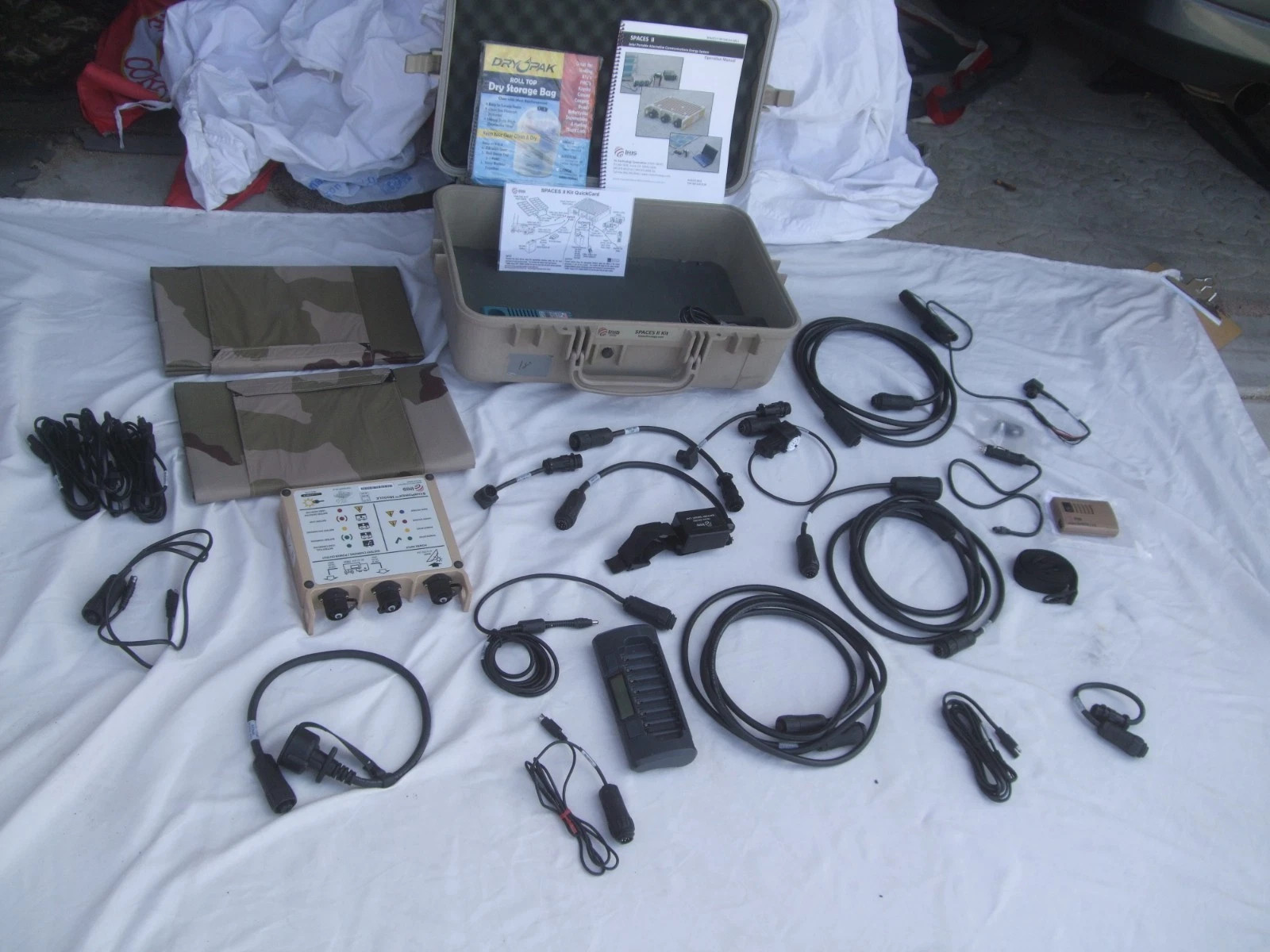Iris Technology SPACES II Kit USMC Military Portable Solar Energy Field Power