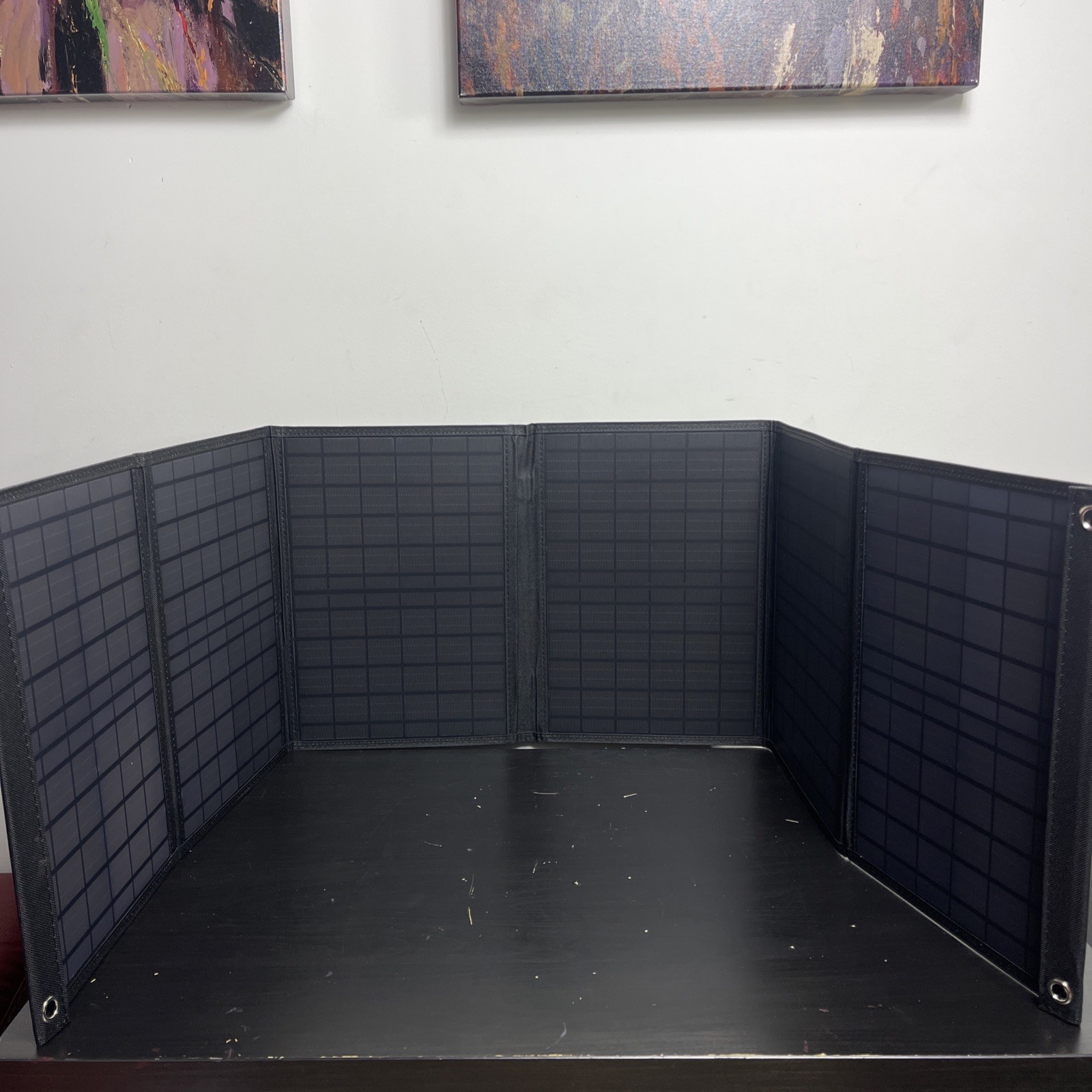 Keshoyal Foldable Solar Panel – 60W Portable Solar Panels NO CORDS.