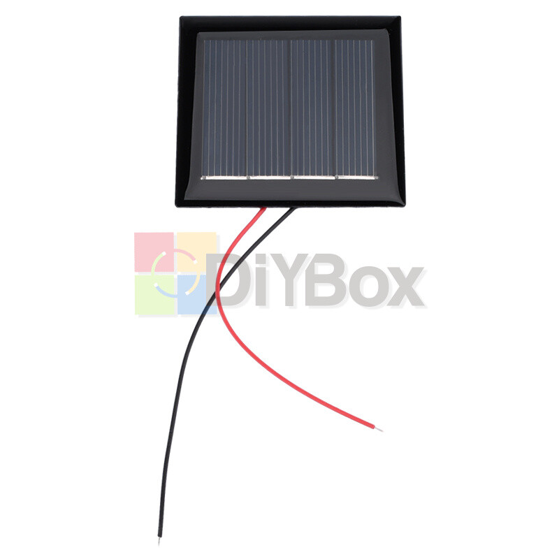 5Pcs 1.5/2/3/5V Solar Panel Polysilicon Module DIY Solar Panel w/Wire 60-150mA
