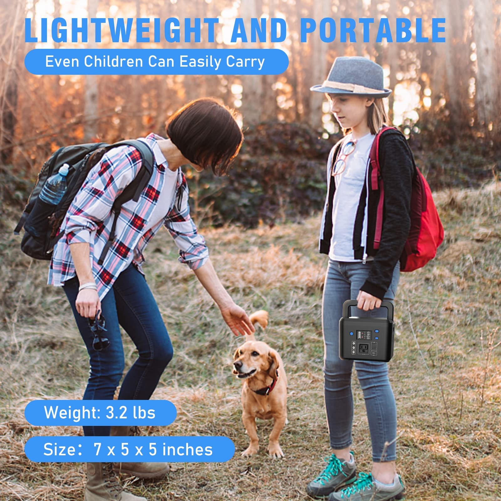 200W Portable Power Station, Powkey 120Wh/33,000mAh Power Bank with AC Outlet…