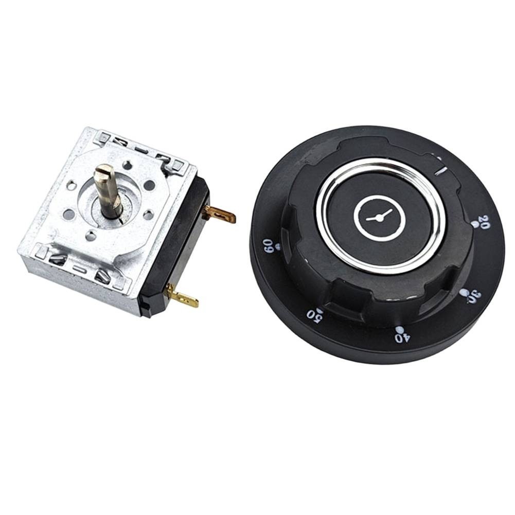 Kitchen Timer Switch with Adjustable Time Settings and Clear Bell Signal