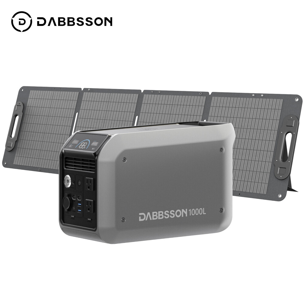 1008Wh 1200W Portable Power Station LFP Solar Generator with Folding Solar Panel