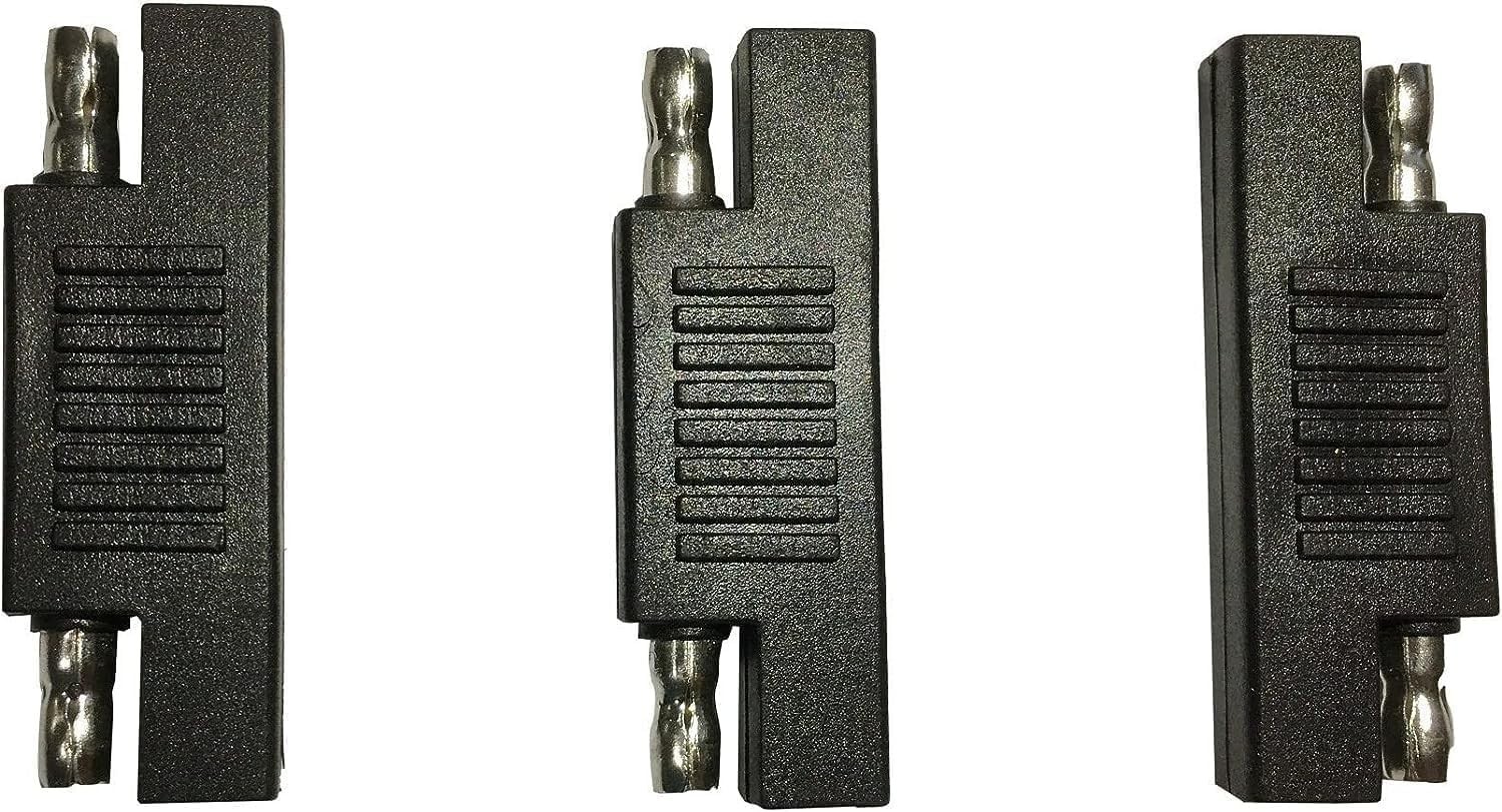 Versatile SAE Connector Set with 10AWG Wire for Solar Power Solutions – 3 Pack