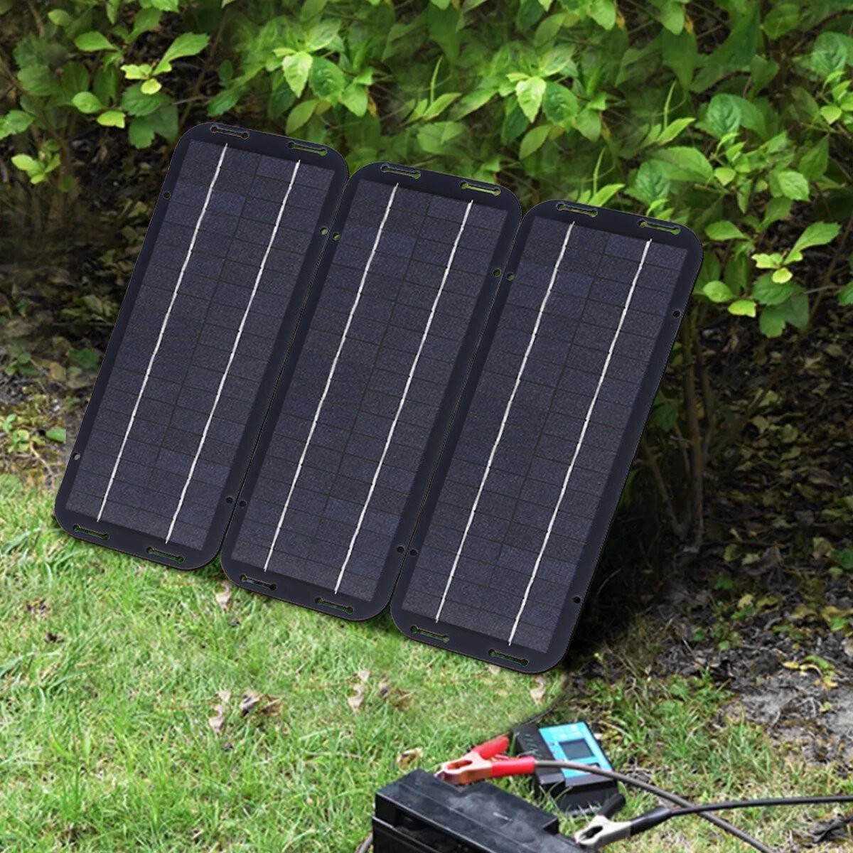30W Solar Panel 12V Battery Charger Maintainer Car Boat RV Trickle Charger Kit