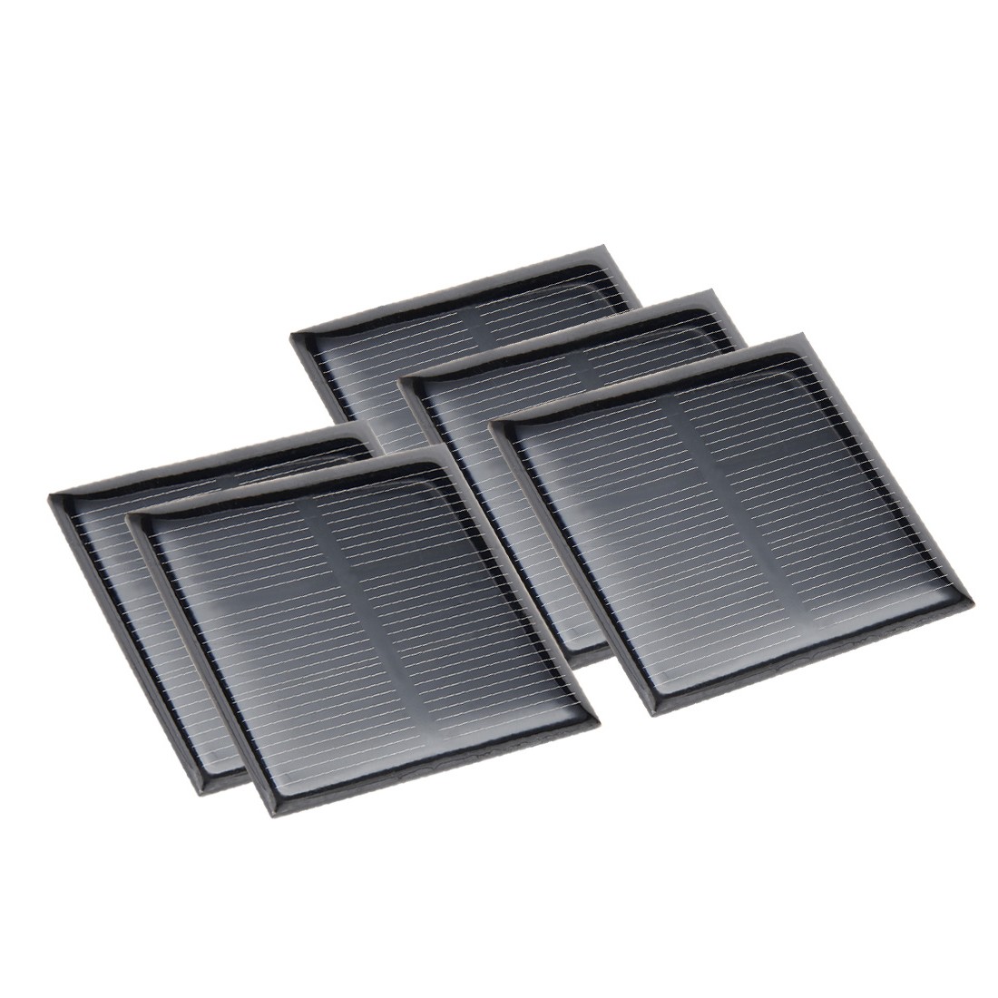 5Pcs 1.5V 200mA Poly Mini Solar Cell Panel Module DIY for Light Toys Charger