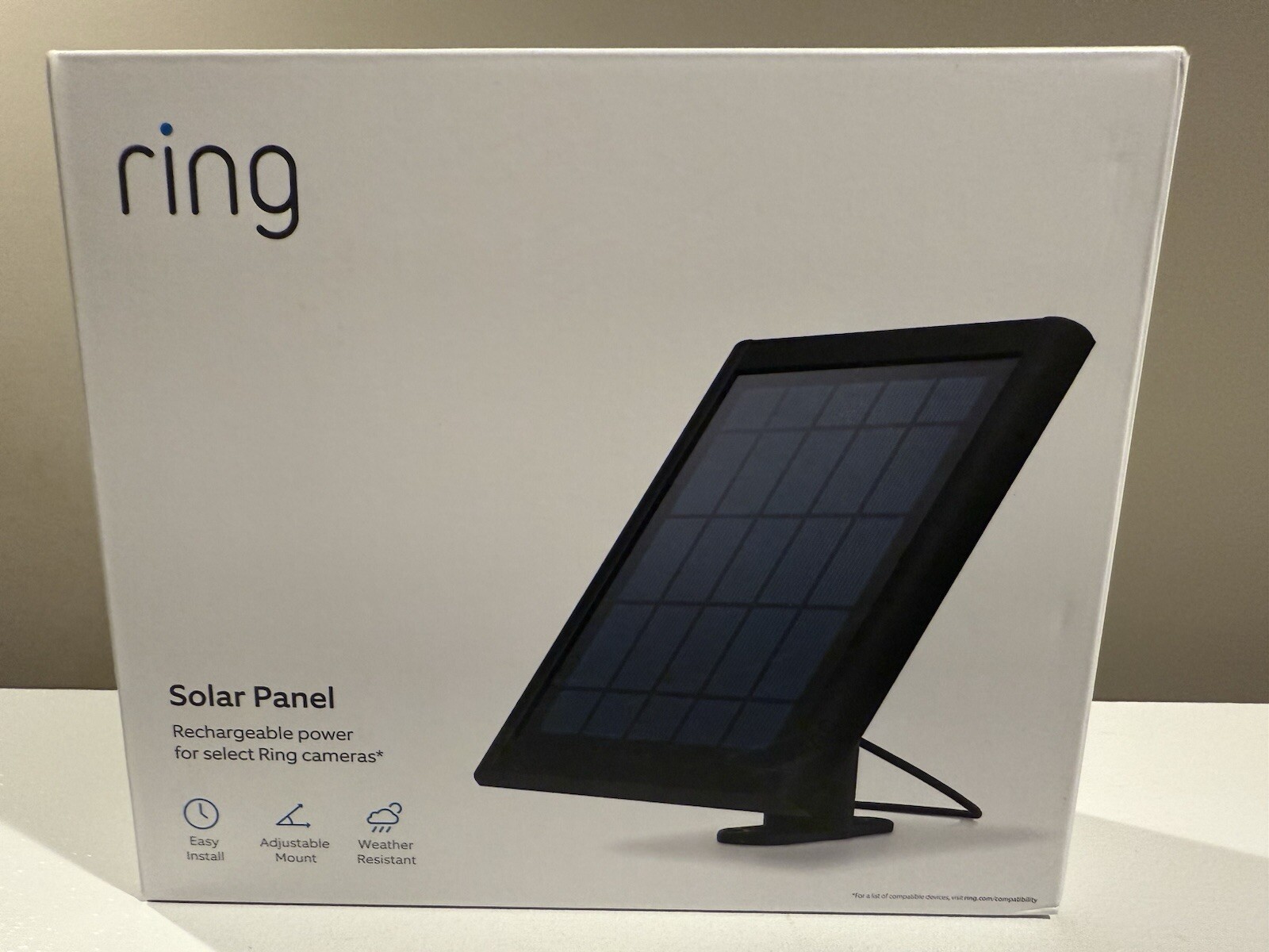 Ring Solar Panel for Spot Light Cam – Black