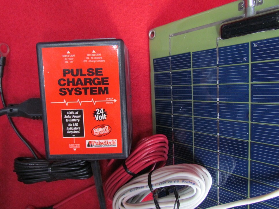 PulseTech 24V Battery Charger System with Solar Panel 6W(SPCS 24V)