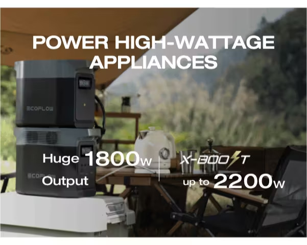 950Wh Portable Power Station • 12V/110V Output • LiFePO4 Dual-Battery