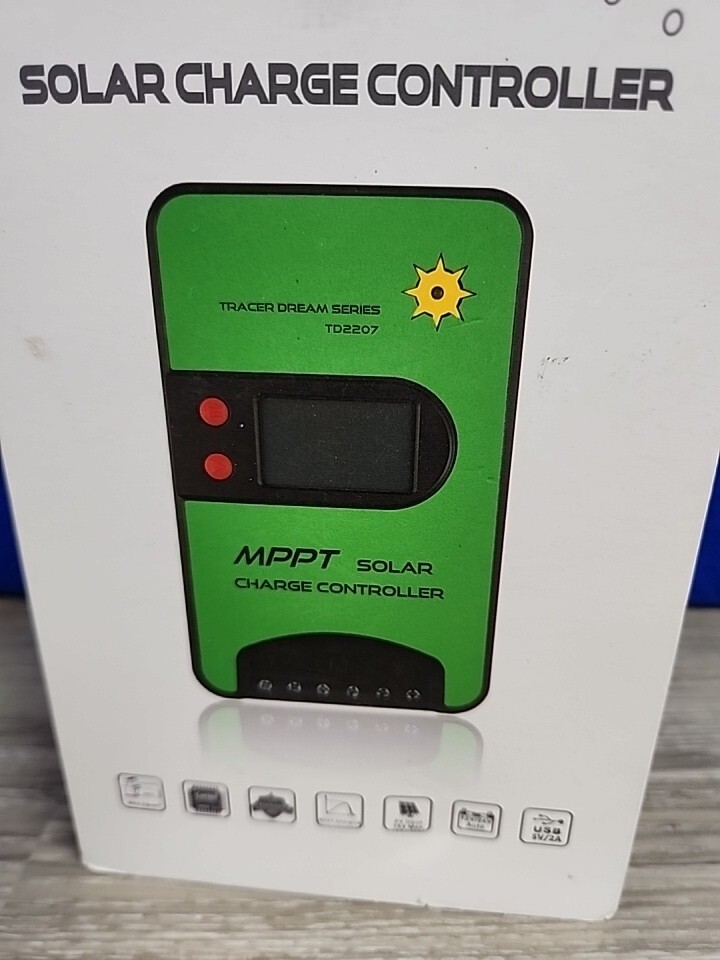 20A MPPT Solar Charge Controller 12V/24V Automatic Maximum PV 75V TD2207-BT
