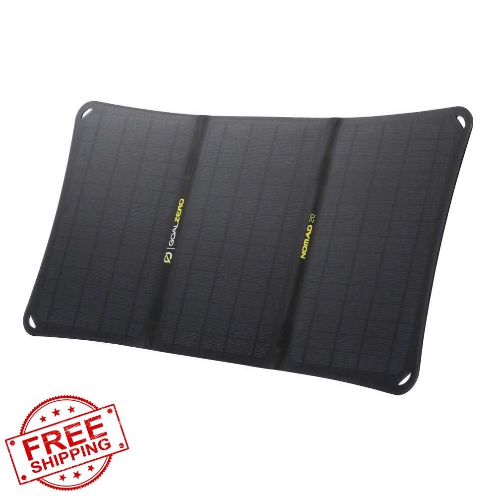 Goal Zero Nomad 20 Watt Solar Panel Foldable Portable USB