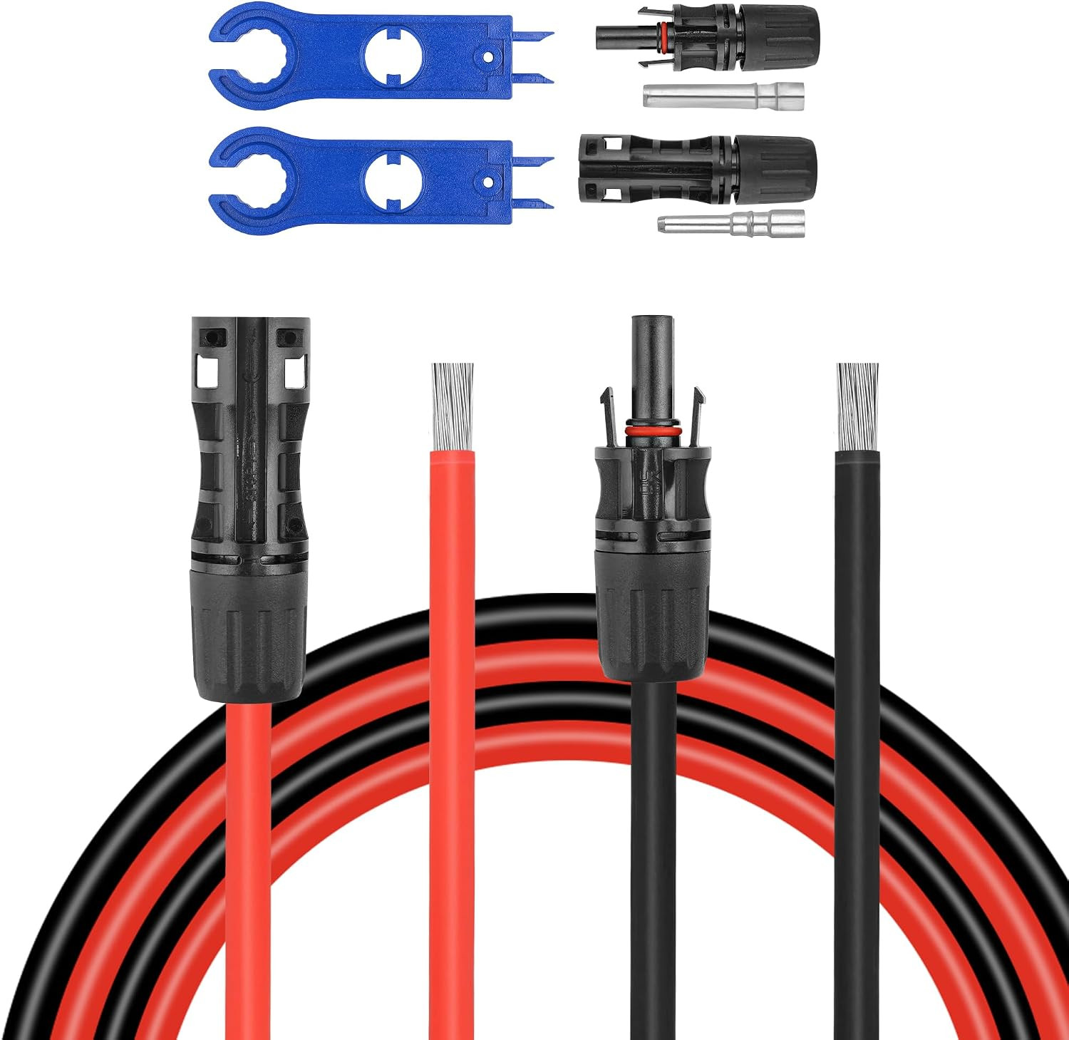 25 FEET 8AWG Solar Panel Extension Cable,8 Gauge Extension Cord, Solar Panel Wir