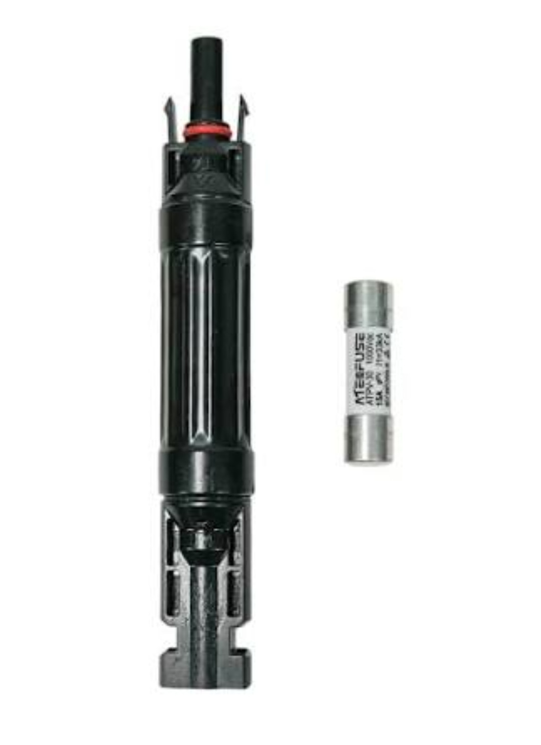 15A Solar Fuse Holder IP68 Waterproof Connector 1000V, for Solar System, Male Fe