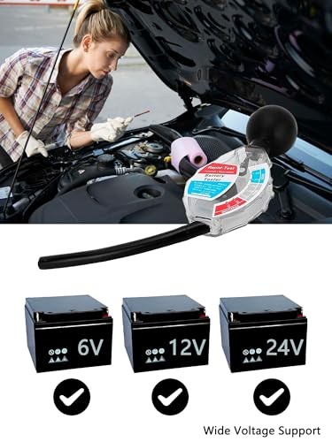Deep Cycle Hydrometer Tester for 6V 12V 24V Golf Cart Battery