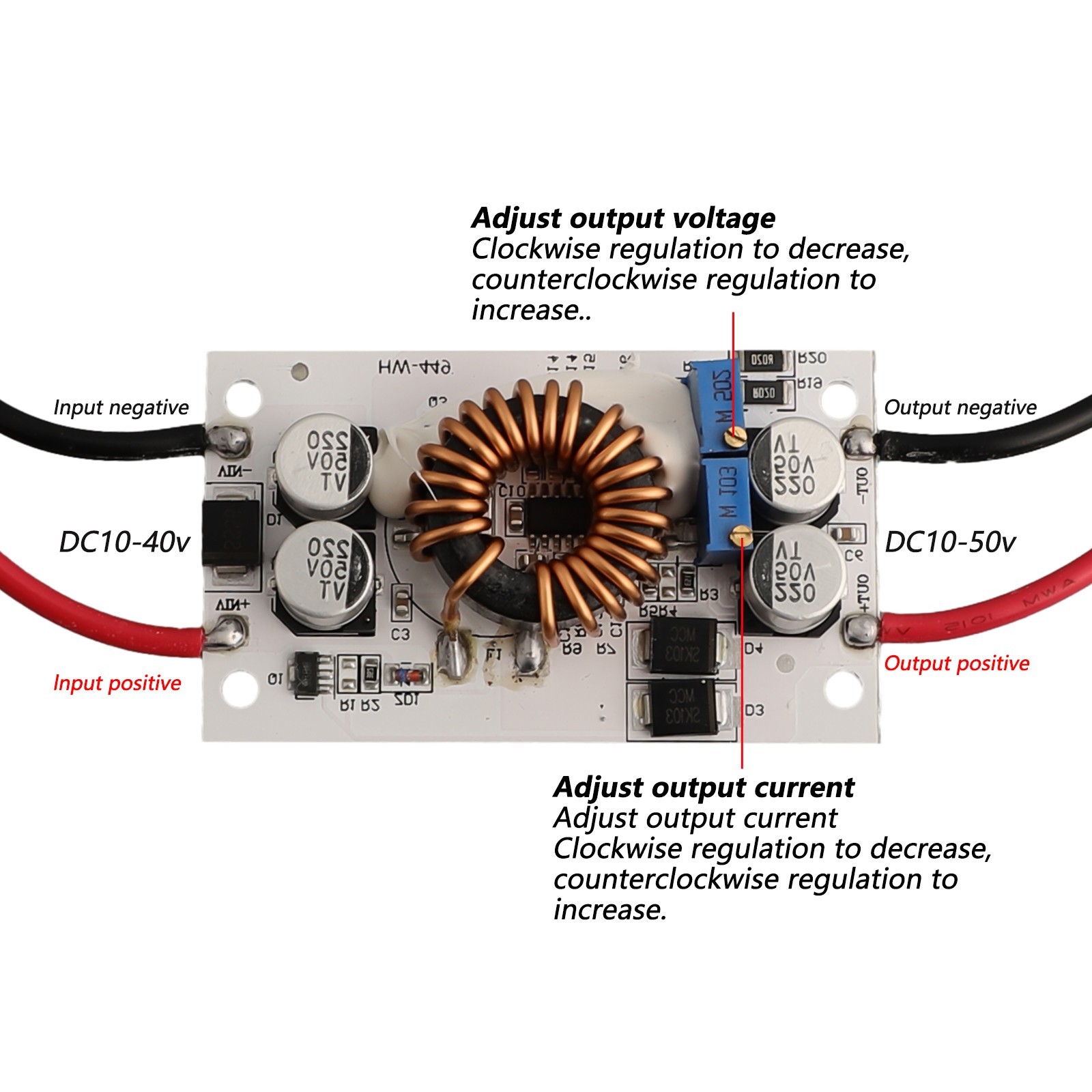 for current Supply Boost Converter DC 8-48v To DC 12-50V DIY Supply
