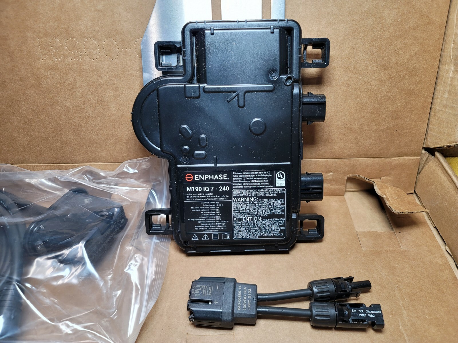 Enphase Energy M190240-IQ7-S22-RMA Kit NEW