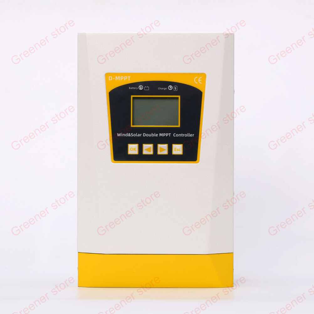 3000W 12V 24V 48V Wind Solar Double MPPT Hybrid Charge Controller Regulator+Dump