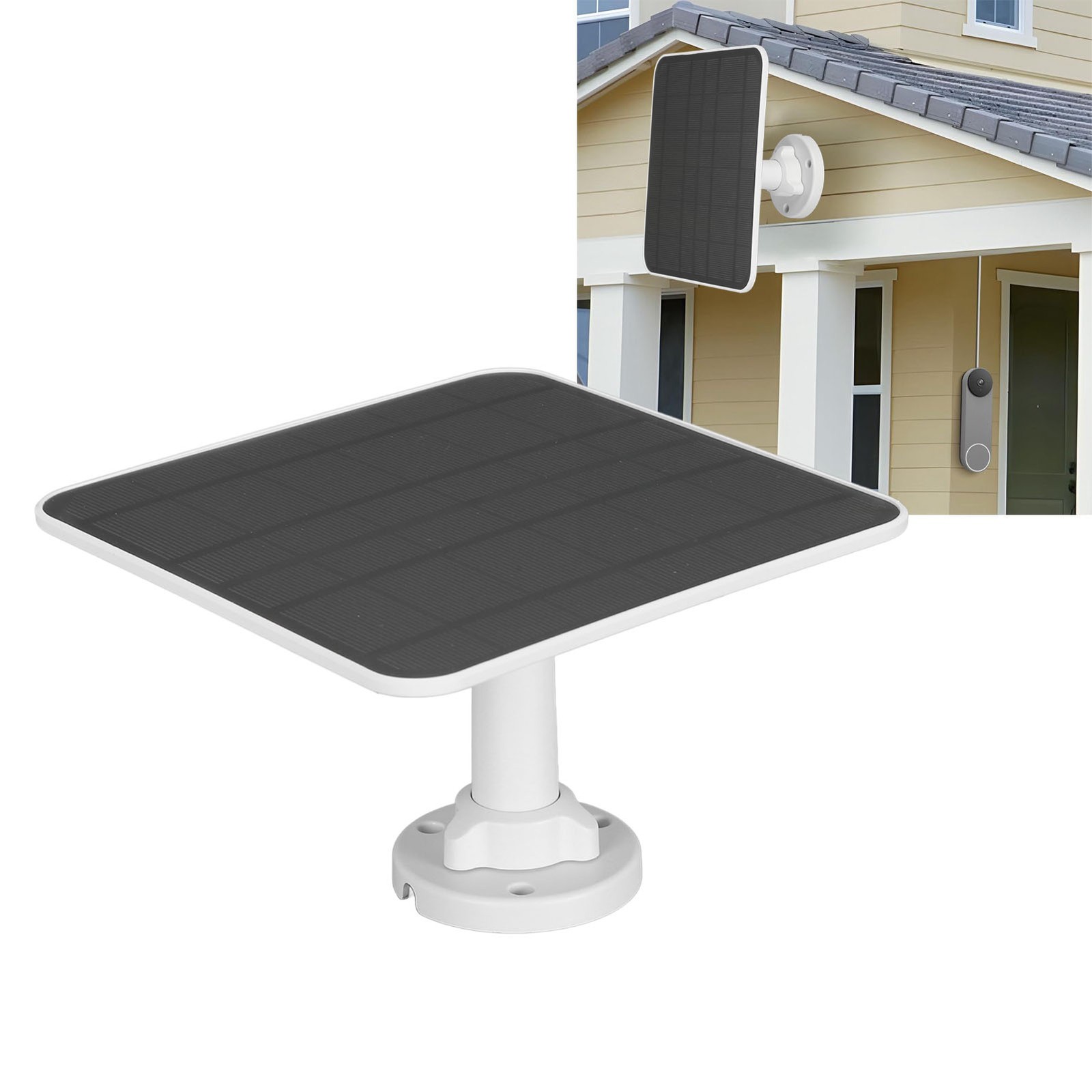 12W Solar Panel Charger IP65 Waterproof Magnetic Charging Security Camera Solar
