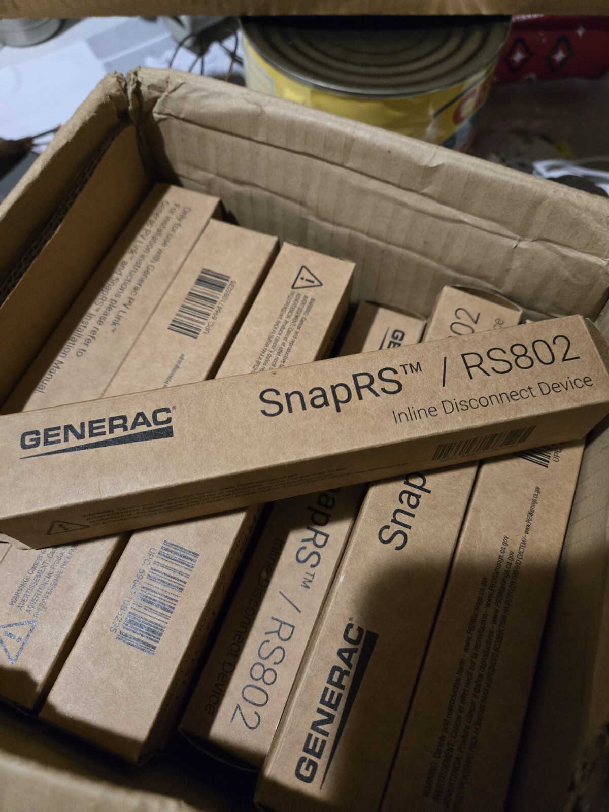Generac SnapRS RS802 Inline Disconnect Device Brand New OPEN Box Of 30 Units