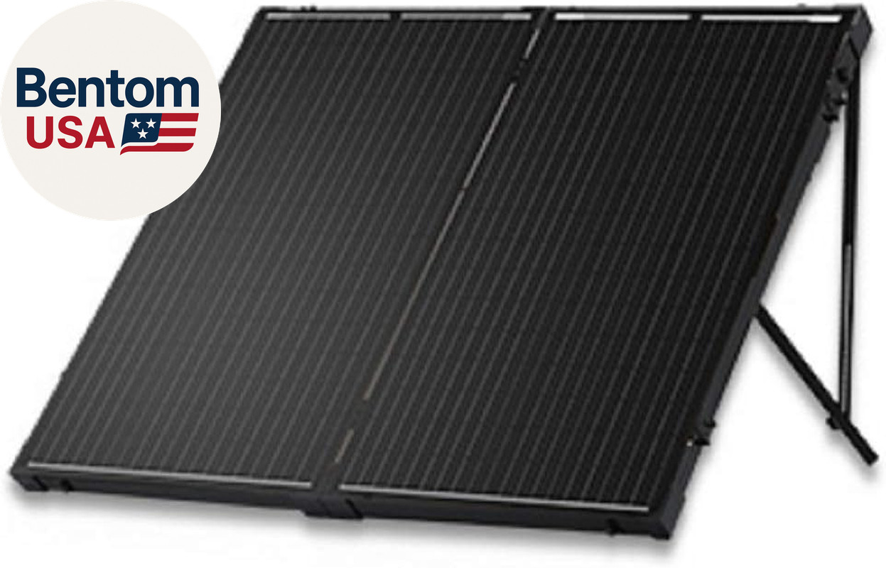 200W 12V Portable Solar Panels Suitcase with Waterproof 20A Charge Controller, F