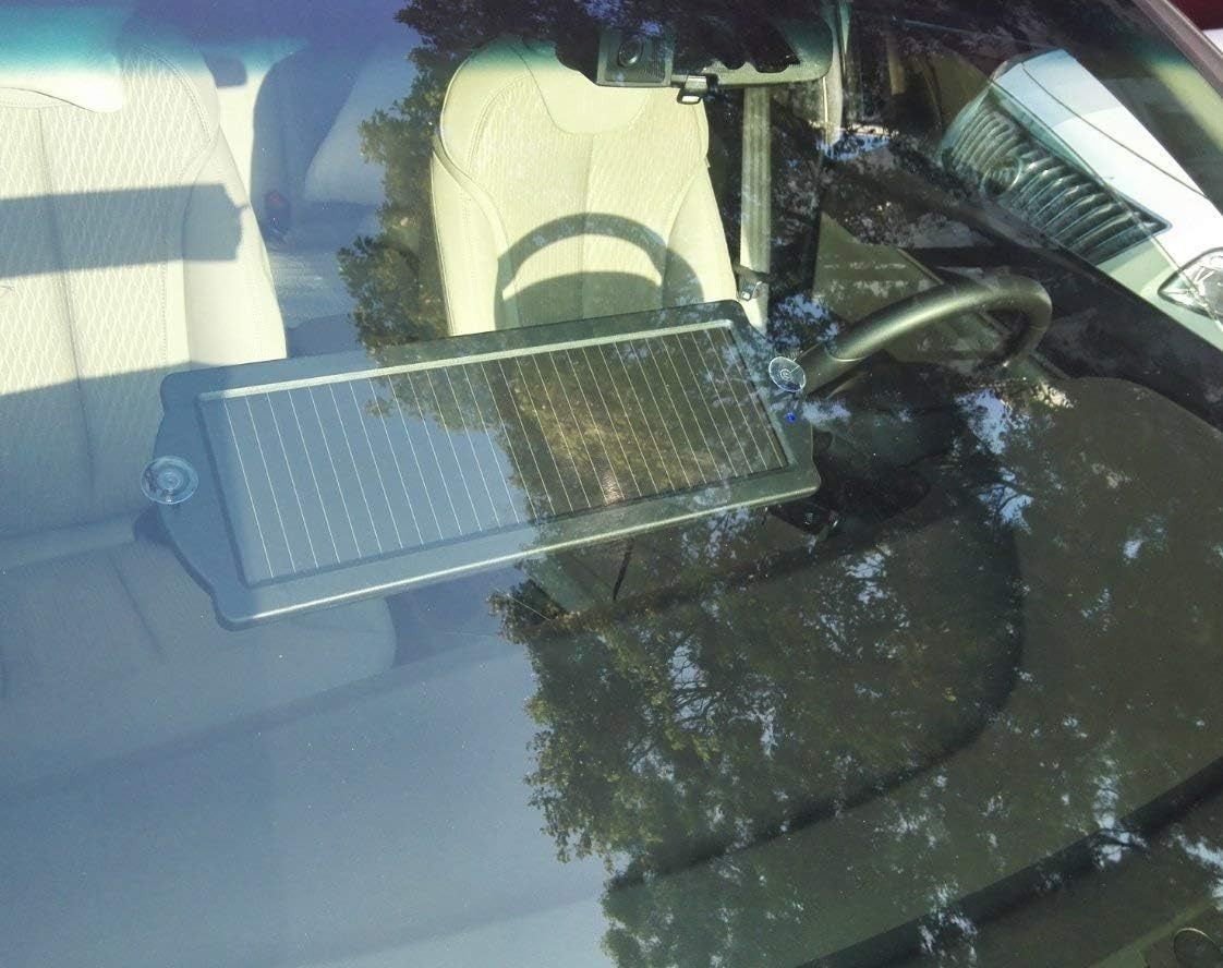Car Battery Trickle Charger & Maintainer 12V Solar Panel Power Battery Charger w