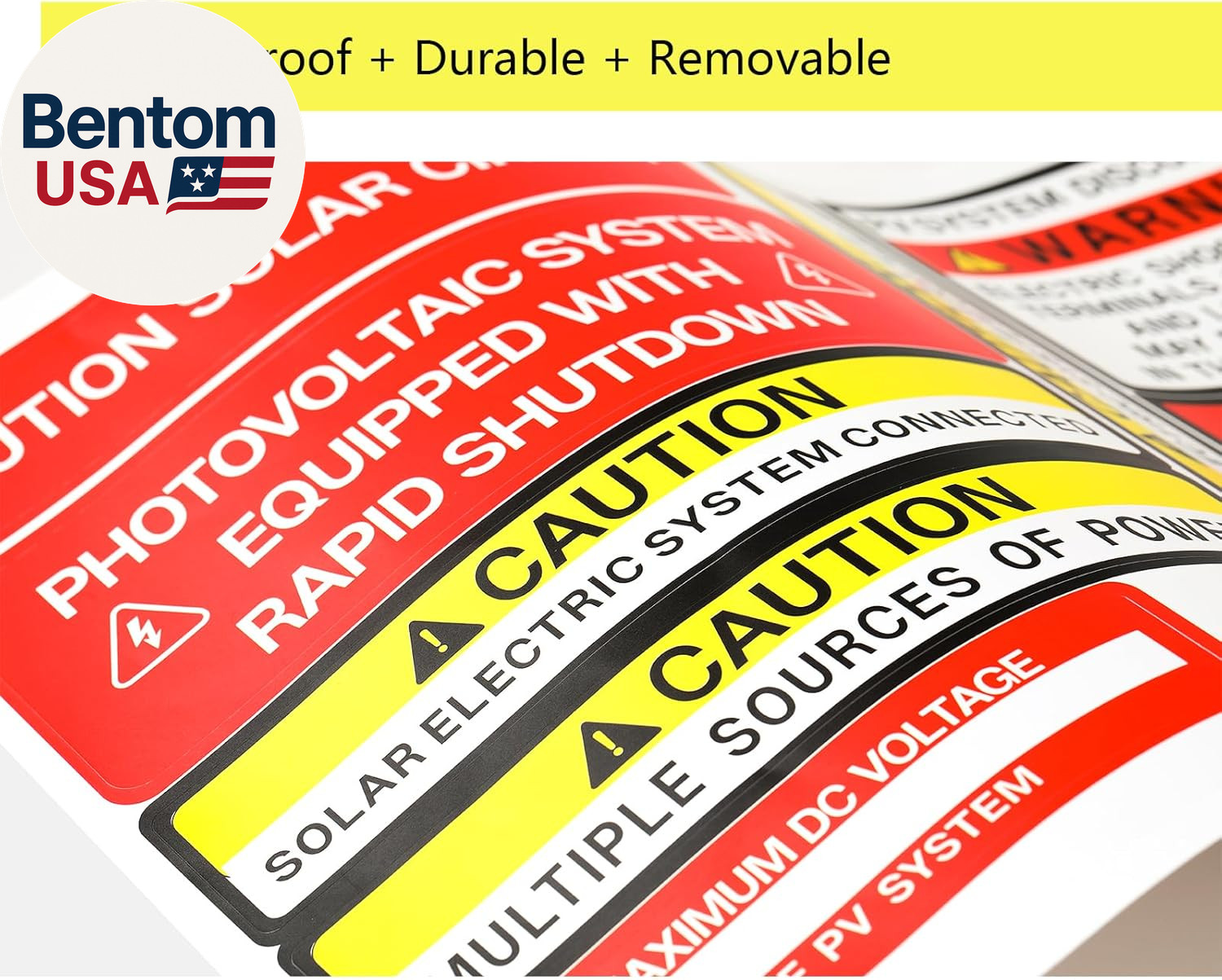 Photovoltaic Solar System Installer Label Kit | 2020 | 2017 Code | Electrical Pa