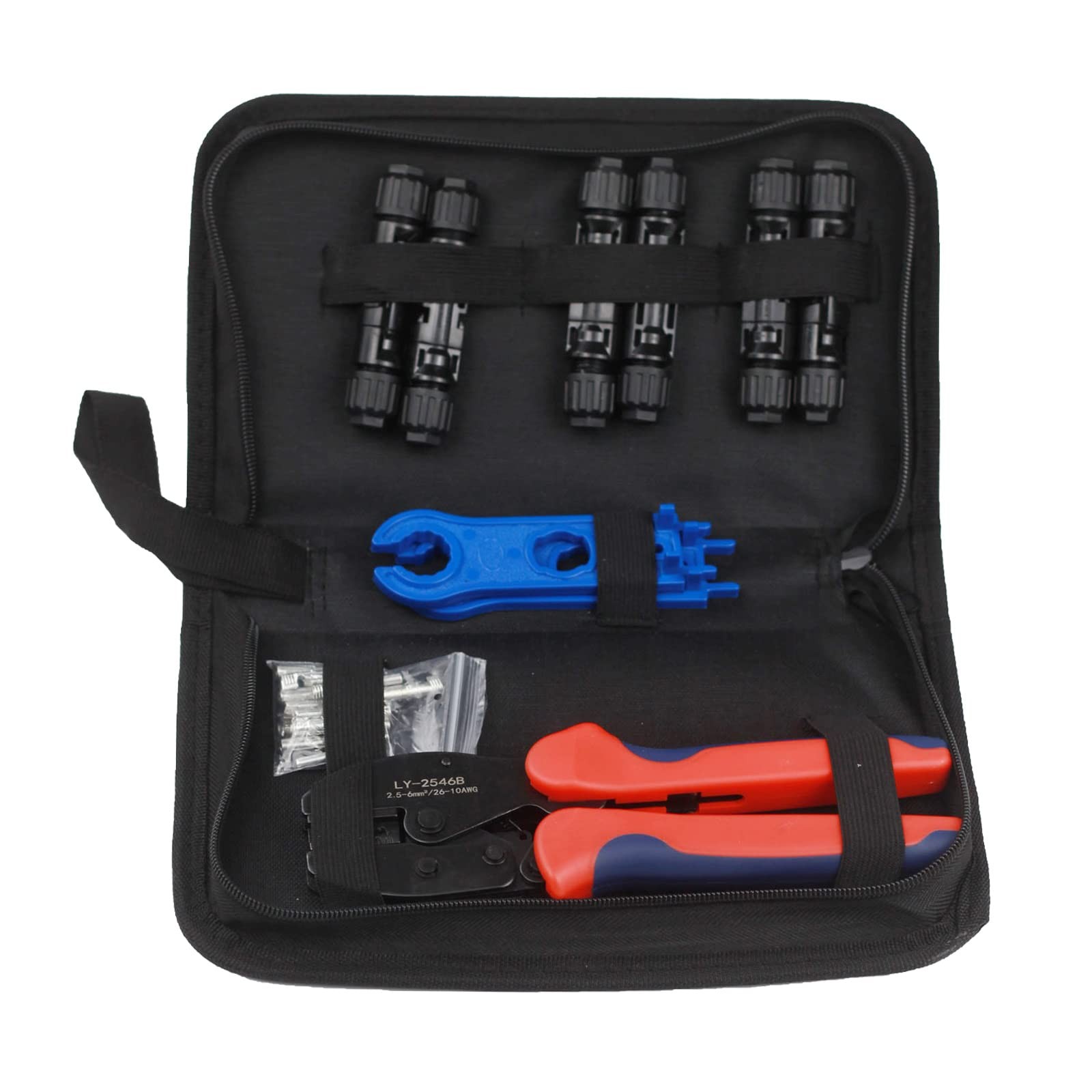 Crimping Tool Kit LY-2546B with Pliers Solar Connectors 2.5/4/6mm² AWG14/12/10