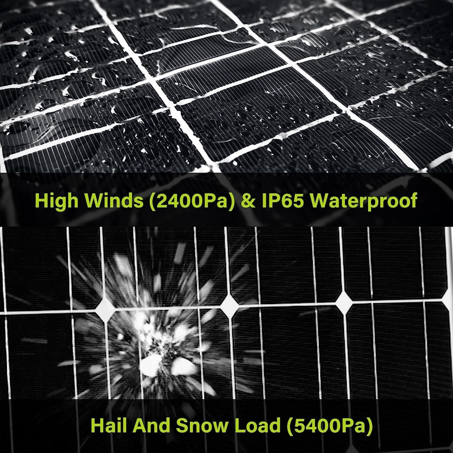 Paneles solares para casas campamentos panel solar 100 Watts 12 Volts
