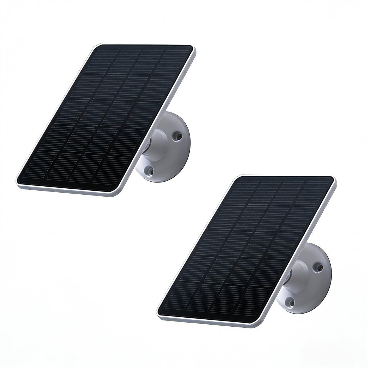 2 Pack Solar Panels Compatible with WYZE Battery Cam Pro, Solar Panels for Wirel