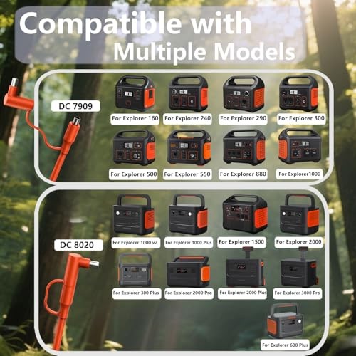 Solar Panel Connector to DC 8 mm Adapter Charging Cable SOLAR-DC8MM-ORAN