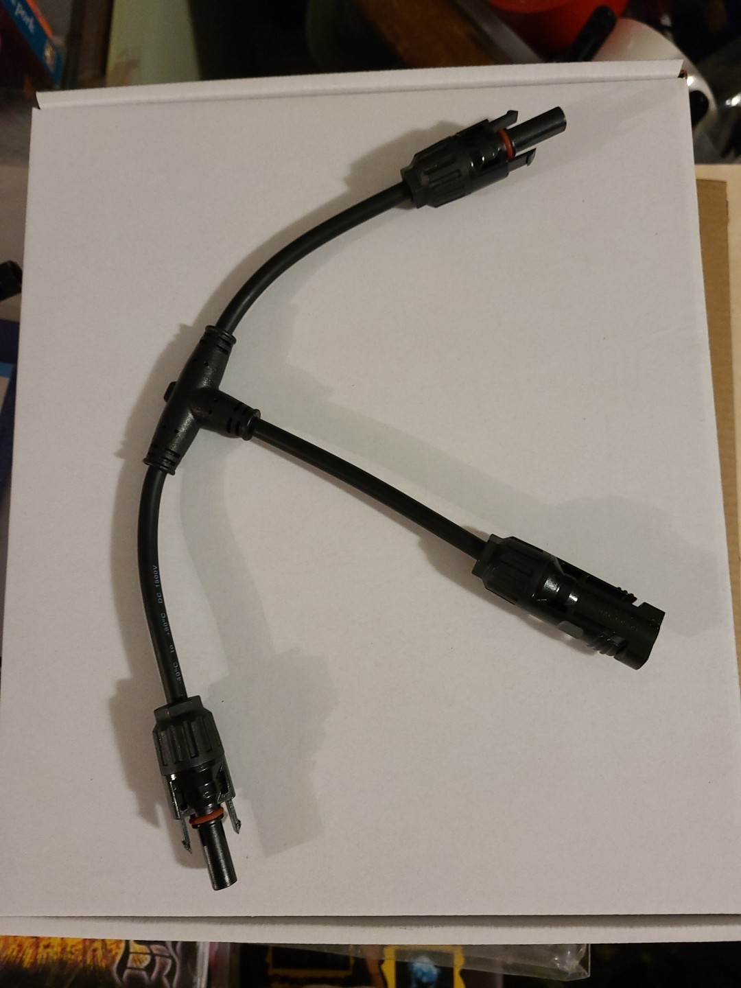 2 Pairs Solar Connectors, Y Branch Parallel Adapter (M/FF, F/MM)