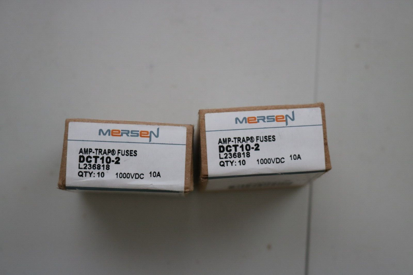 [Box of 10] MERSEN DCT10-2 Solar Fuse Photovoltaic 10Amp 1000VDC (10×38)mm