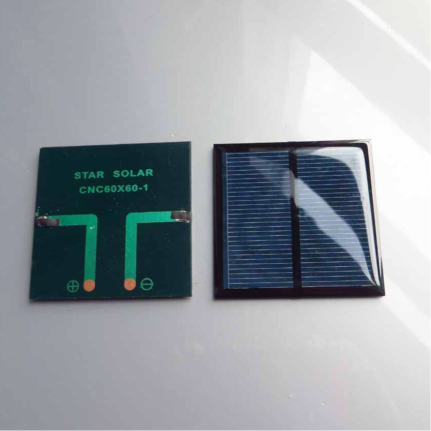 Mini Solar Panel 1V 500MA 60 60 Small Solar Cells Module DIY Solar Power 5PCS