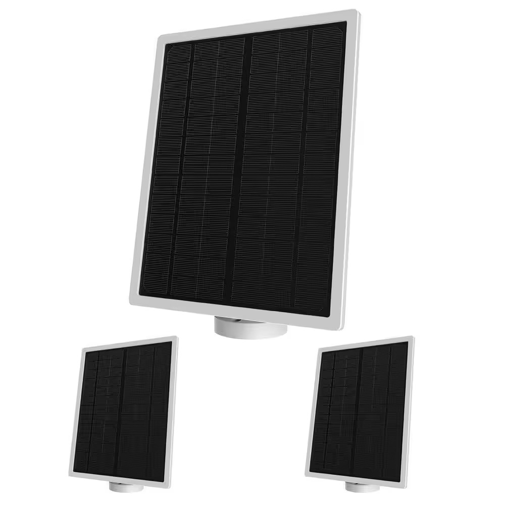 3-Watt 5-Volt Solar-Panel Charger for Feit Smart Camera (3-Pack)