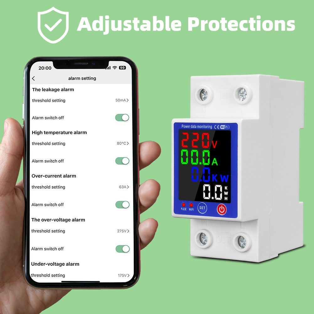 Electric Leakage Detection Circuit Breaker Leakage Protection Count-down Timing