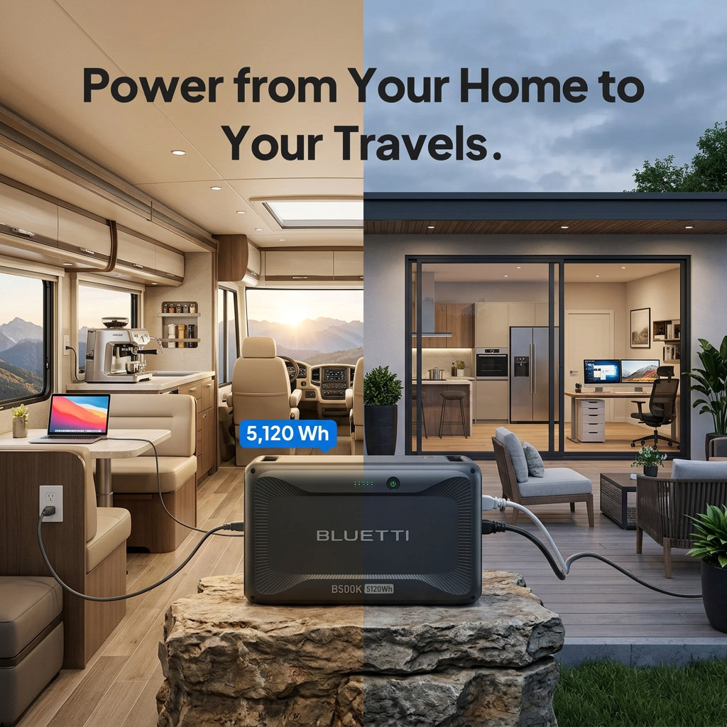BLUETTI Apex 300 Portable Power Station 28364.8Wh + QTY 5 OF B500K Batteries