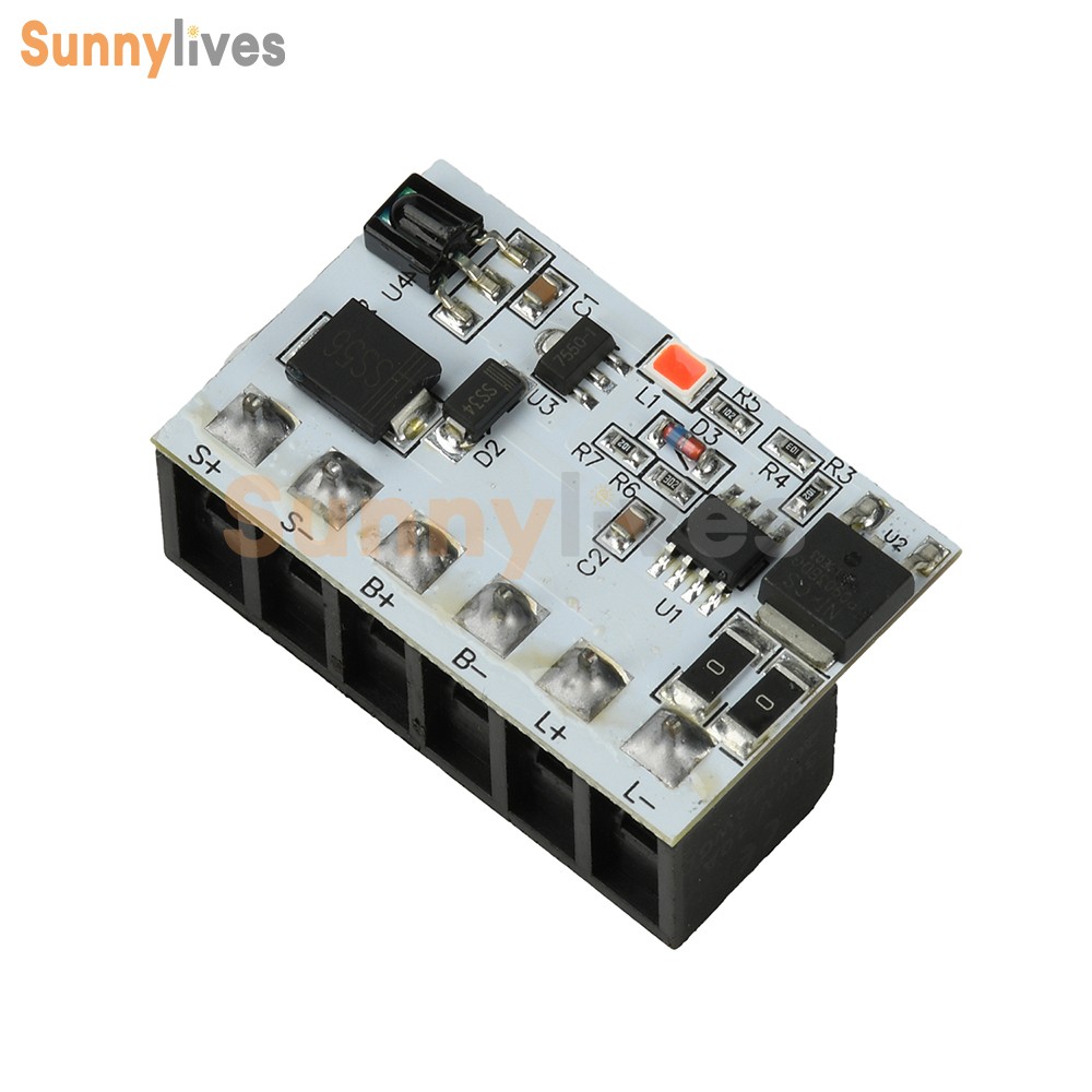 Solar Light Controller Board Auto On/Off Dusk to Dawn Remote Timer DC 3-24V