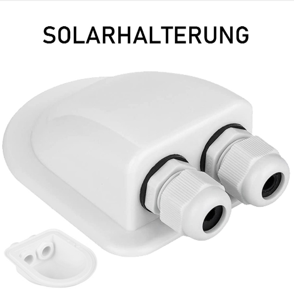Adjustable White ABS Solar Panel Mounting Brackets for Caravan RV Boat