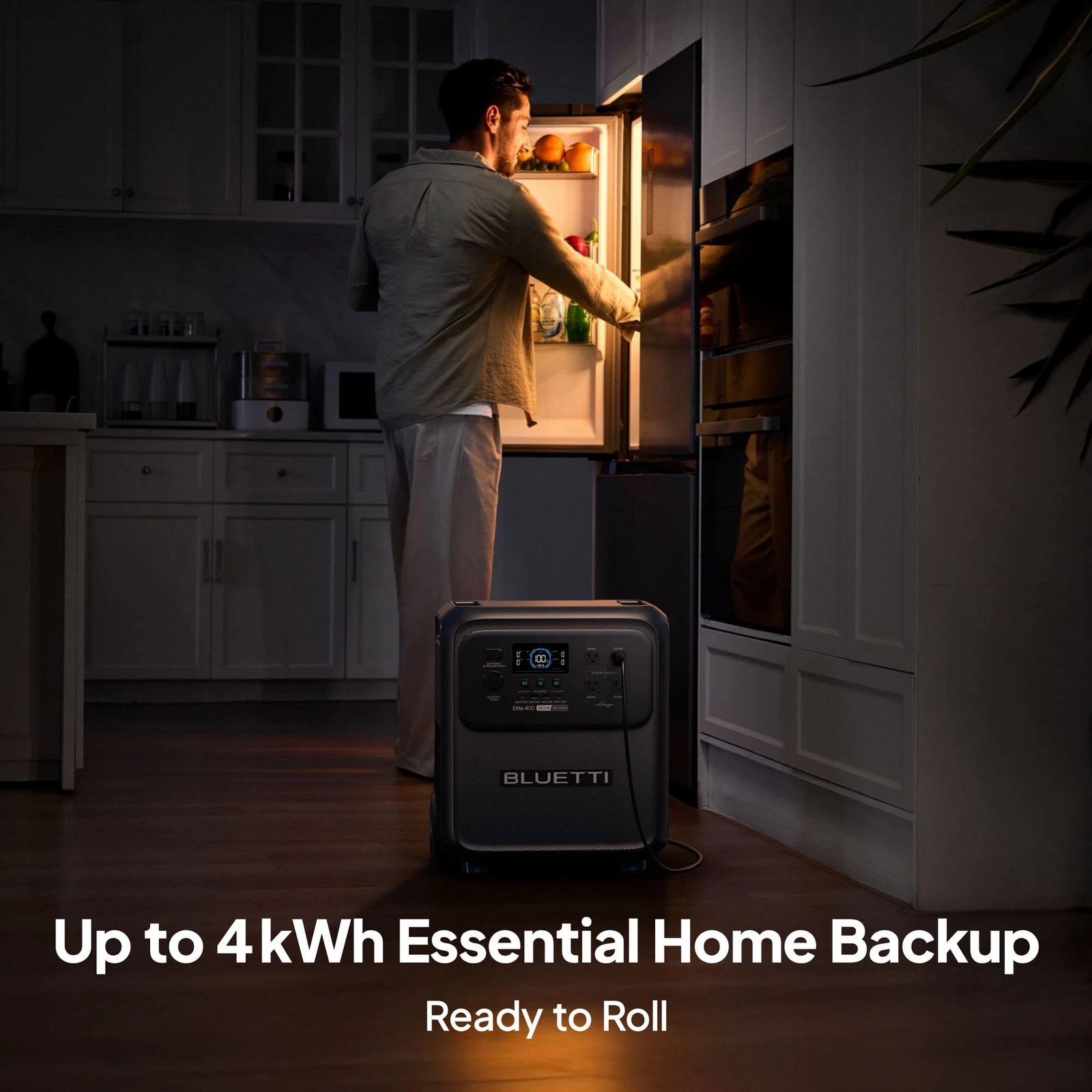 BLUETTI Elite 400 3840Wh 2600W Portable Power Station LiFePO4 for Home Backup