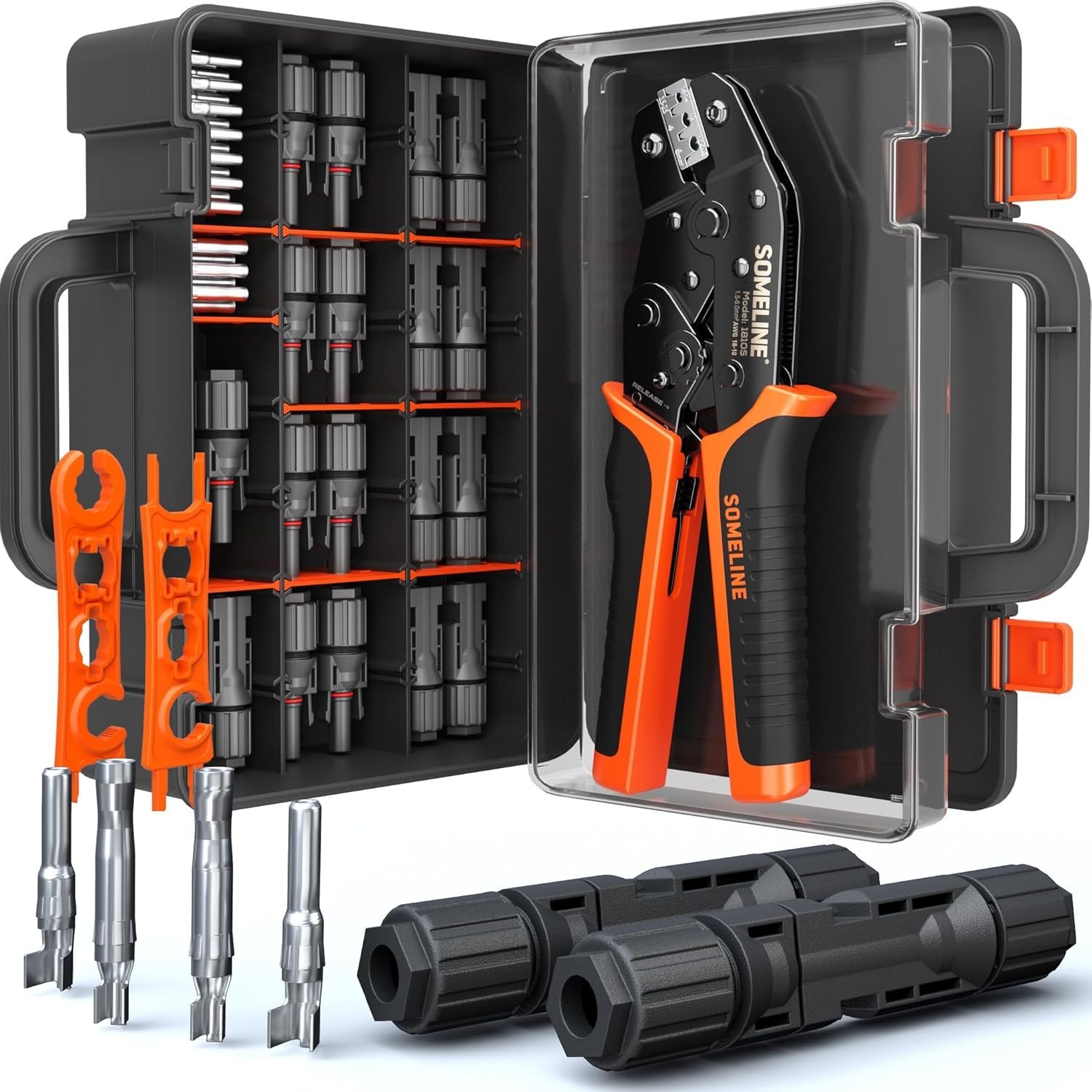 ® Solar Connector Crimping Tool Kit, 14-10 AWG Crimper for Solar Panel Cable …