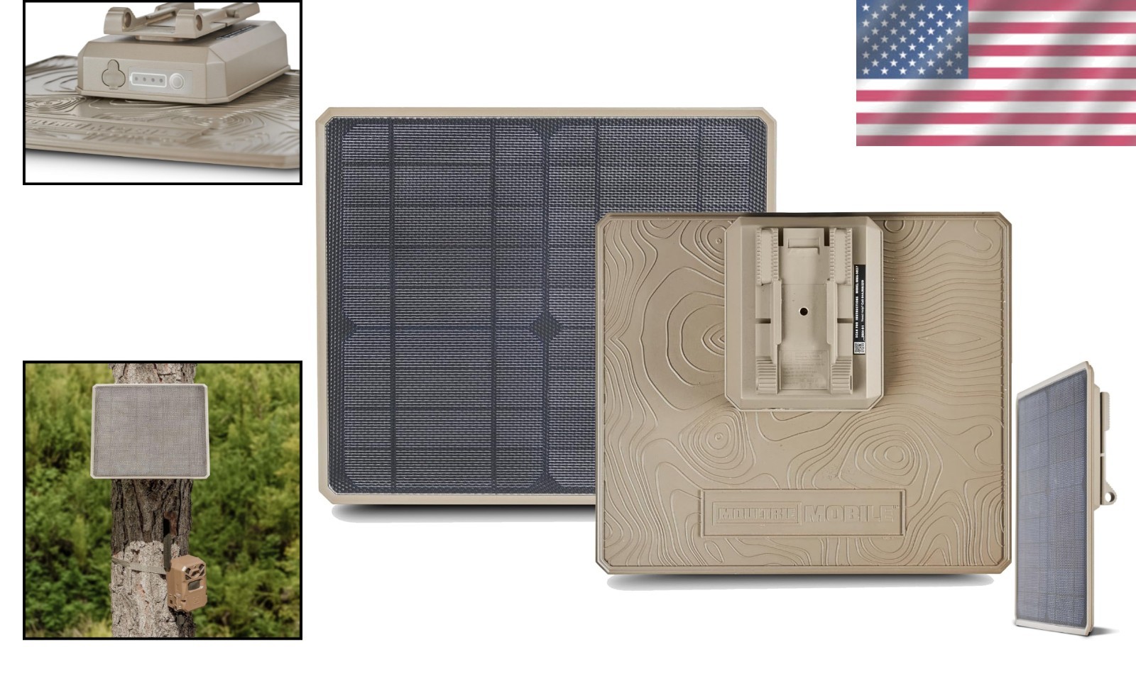 10W Solar Power Pack for Trail Cameras – Versatile USB-C Rechargeable Pack