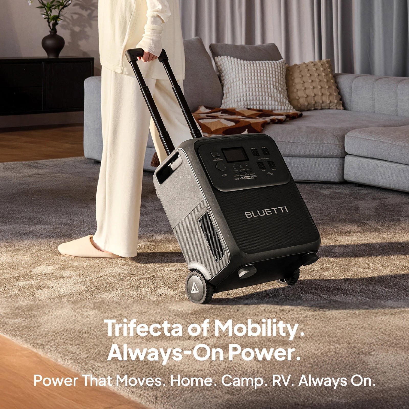 BLUETTI Elite 400 3840Wh 2600W Portable Power Station LiFePO4 for Home Backup